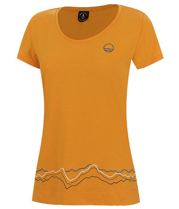 Wild Country dámské triko Flow W T-SHIRT, žlutá, M